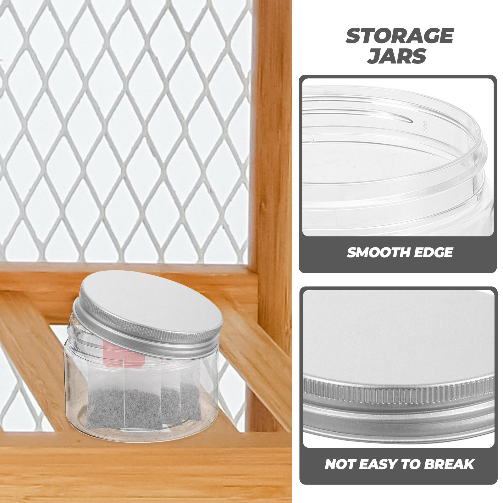 Food Storage In Pantry - 10Pcs Food Storage Jars Airtight Leak-Proof