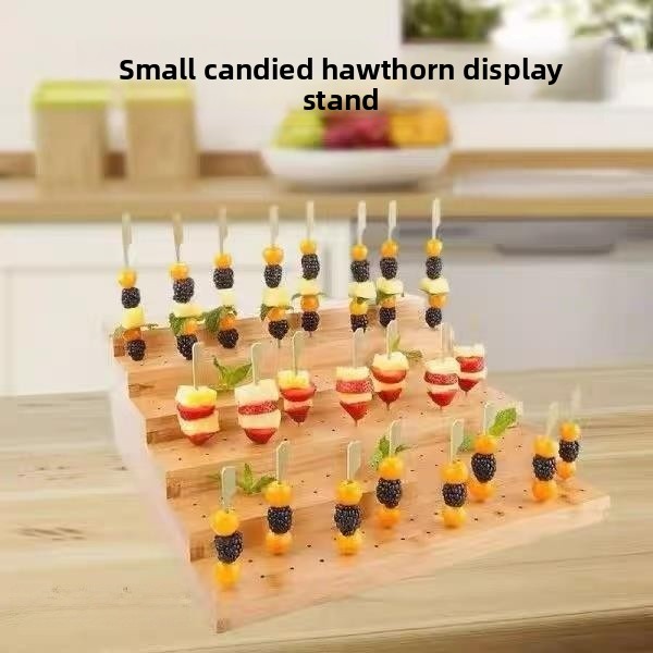 Food Storage Small - Wooden Multi-layer Display Stand Par Food