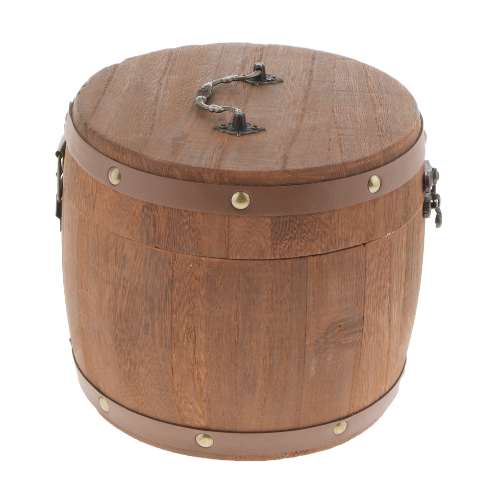 Food Storage In Pantry - Wooden Tea Canister Airtight Food Storage