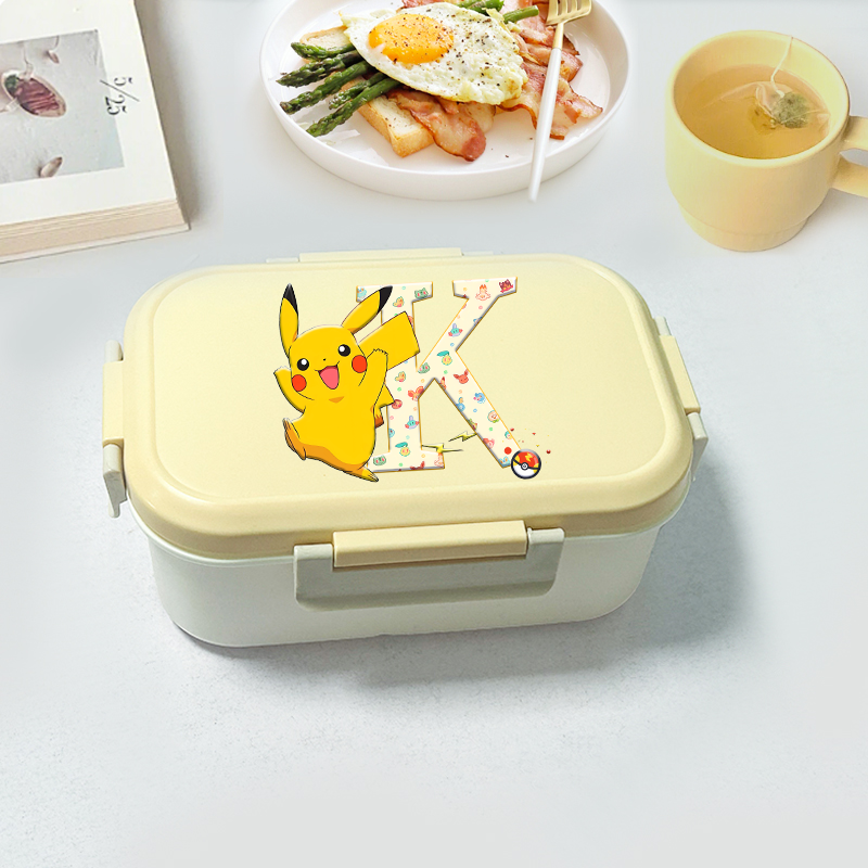 Food Storage System - Pikachu Lunch Box Cartoon Pokemons Figure