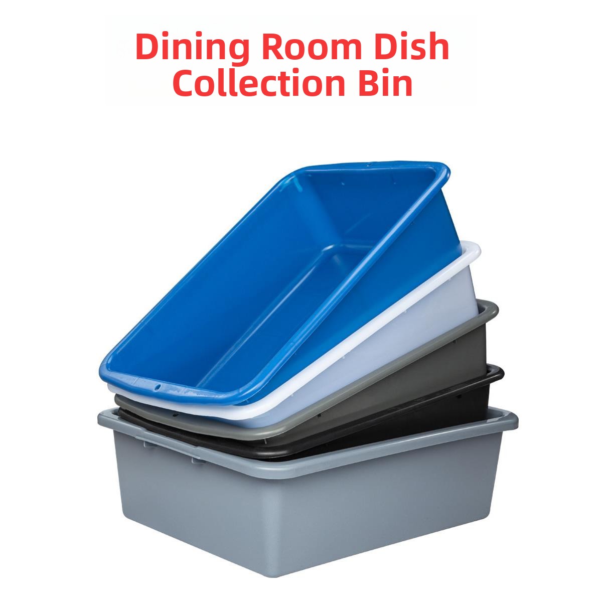 Food Storage Restaurant - Thiened Plastic Rectangular Restaurant Food Tray