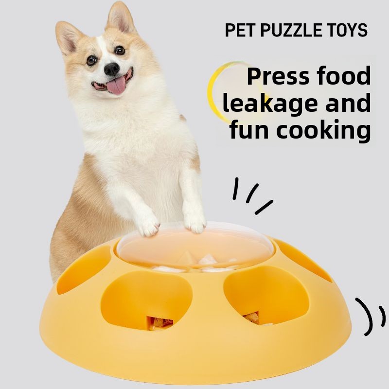 Food Storage Small - Dog Puzzle Toys Push Type Feeder