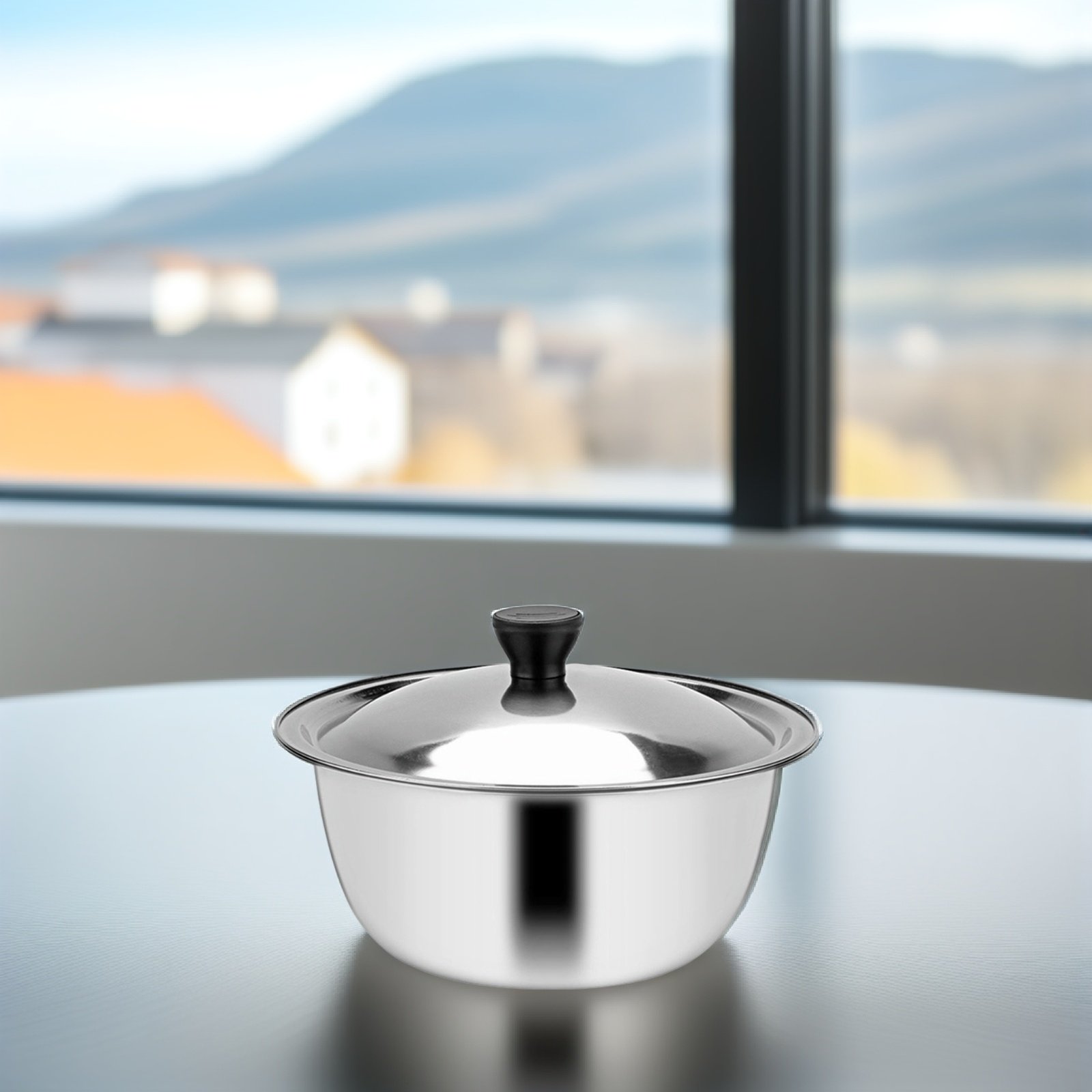 Egg Storage Holder - 1Set Stainless Steel Mixing Bowl Large
