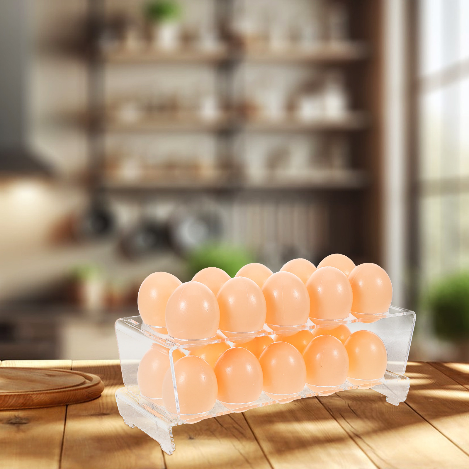 Egg Storage Holder - Transparent Acrylic Egg Storage Box Two