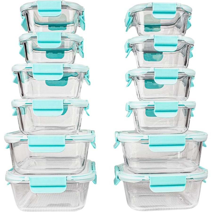 Food Storage In Pantry - Glass Food Containers Storage Organizers for