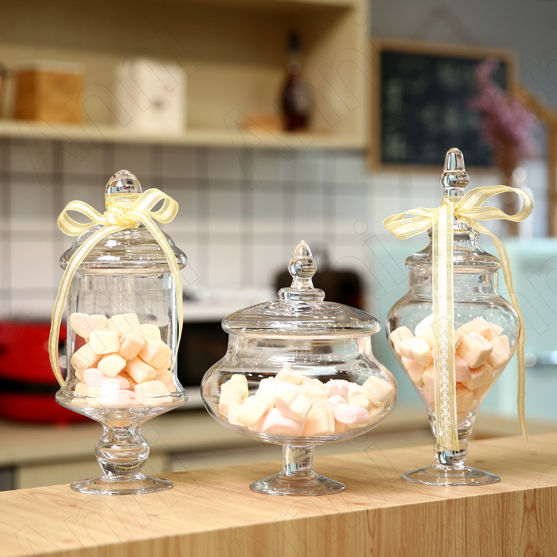 Food Storage Room - Simplicity Glass Storage Jars with Lid