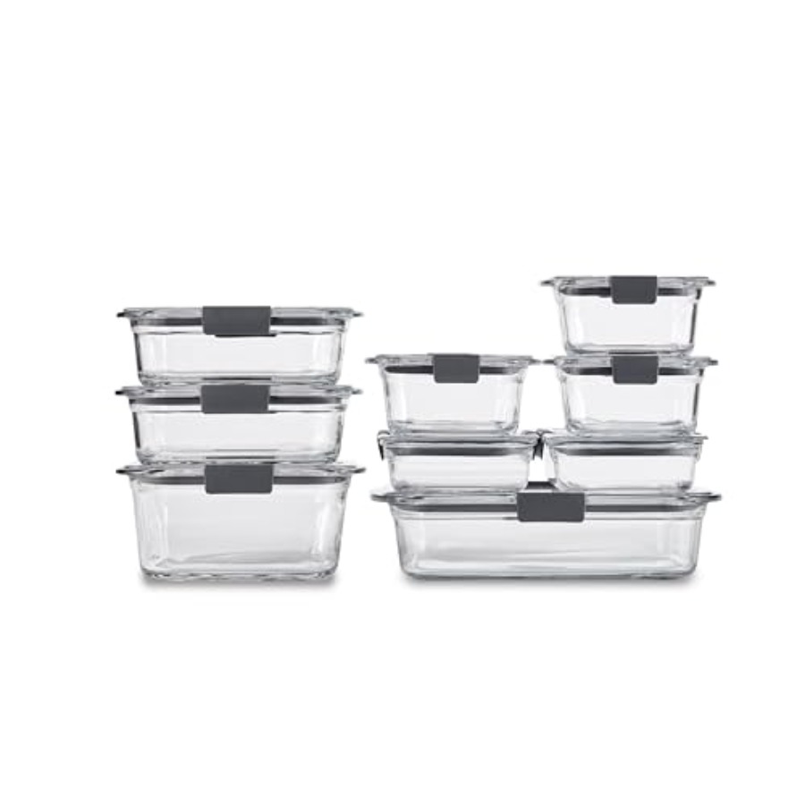 Food Storage And Container - Brilliance Glass Food Storage Containers Assorted