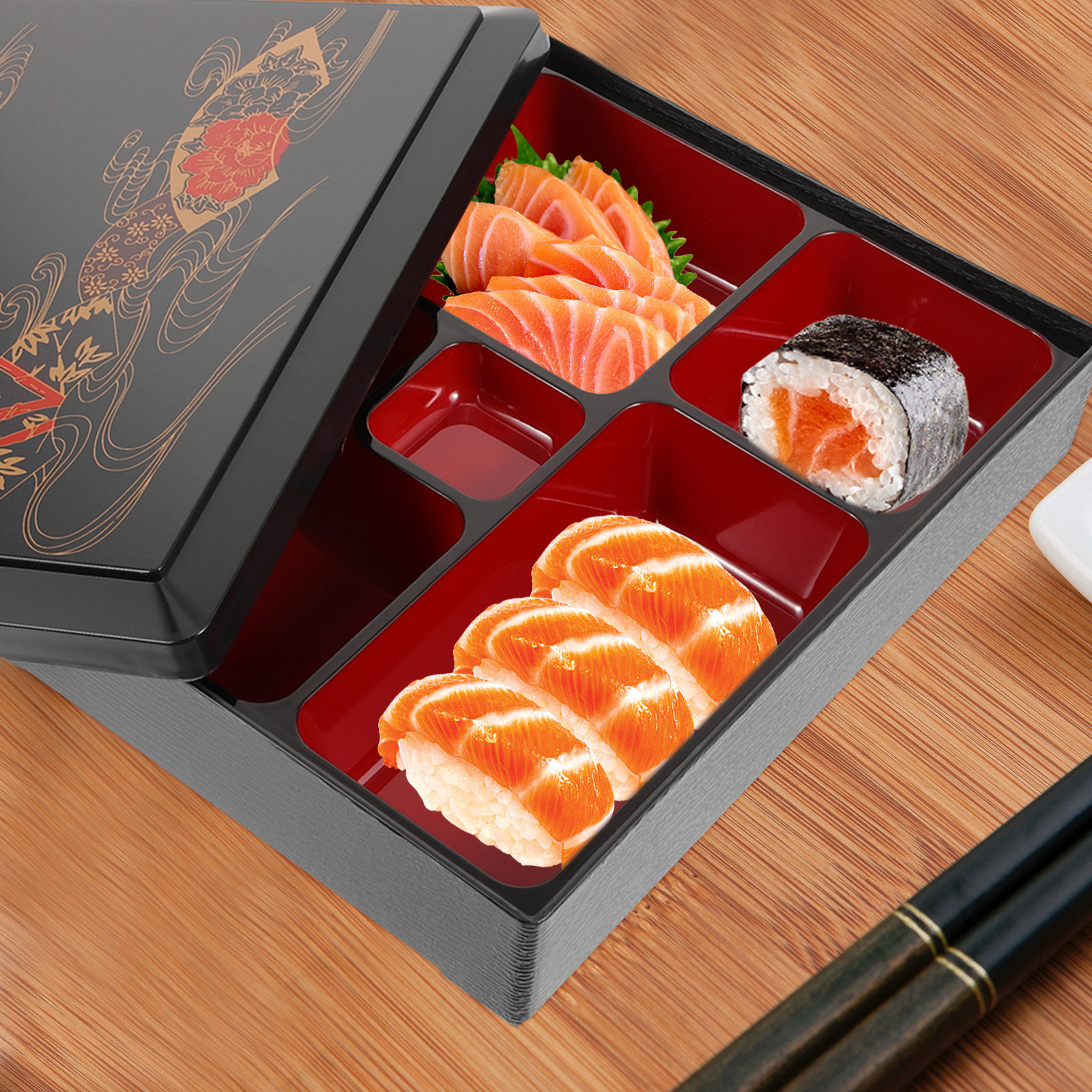 Food Storage Restaurant - Sushi Sashimi Bento Box Restaurant Grade
