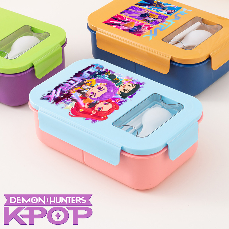 Food Storage System - KPOP Demon Hunters Lunch Box Anime