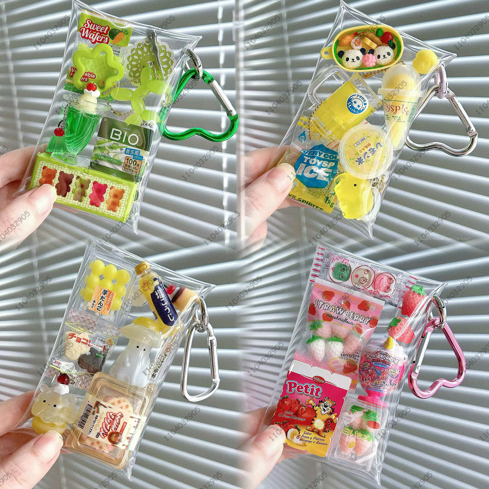 Food Storage Roll Bags - Japanese Style Gashapon Food Toy Storage