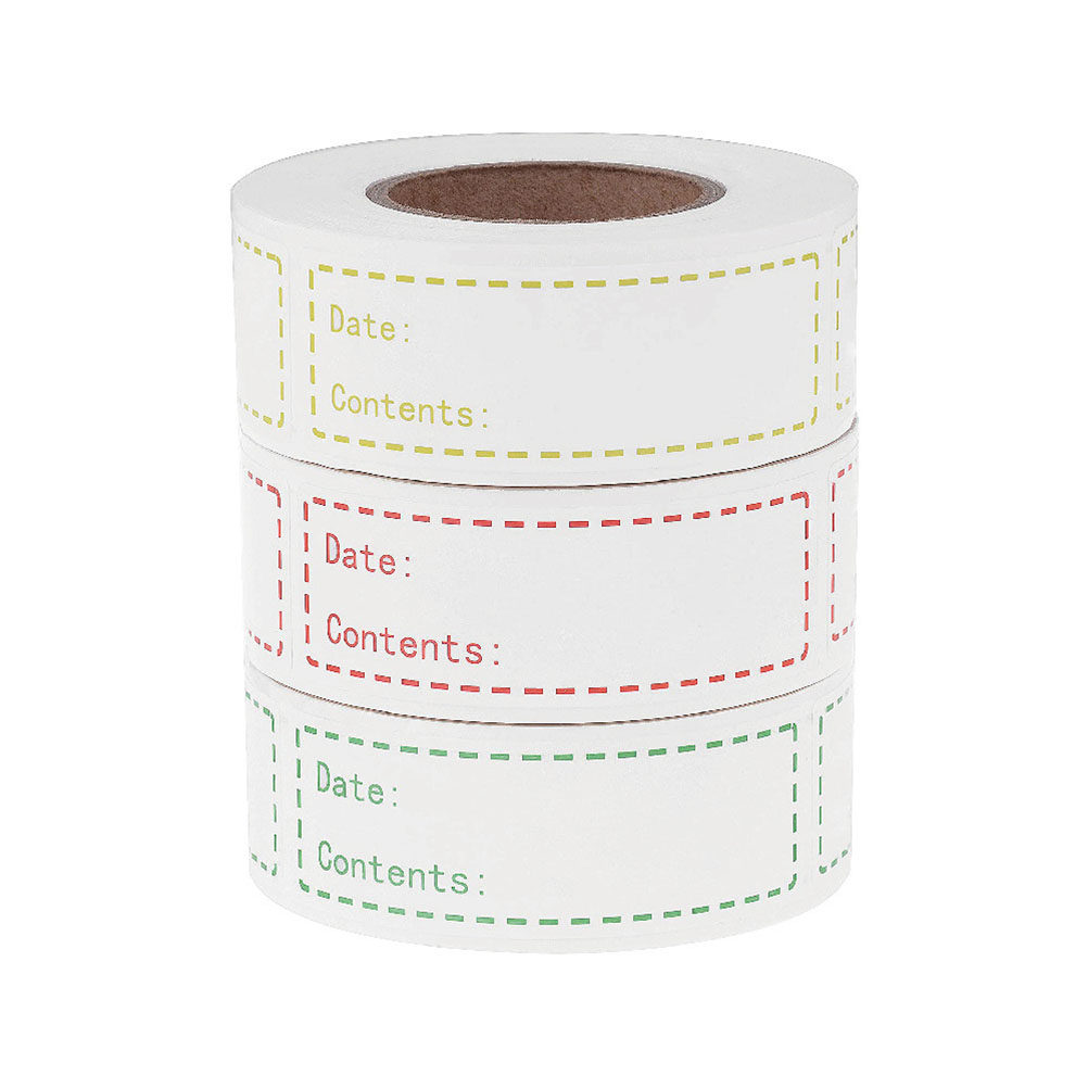 500Pcs Food Storage Labels Eng - Food Storage Notes avaliação e preço