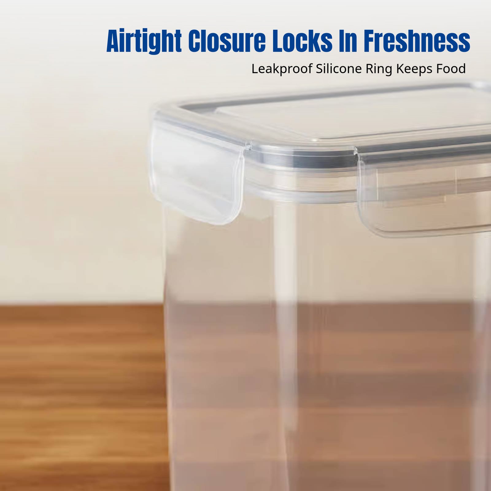Airtight Food Storage Containe - Food Storage Large Plastic Containers avaliação e preço