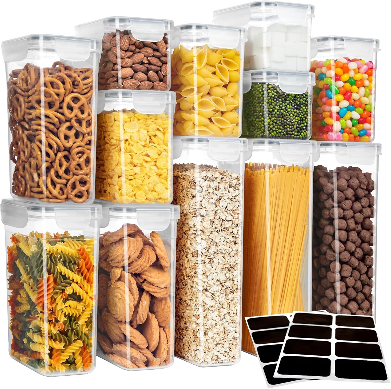 12 Pack Airtight Food Storage  - Food Storage Organization avaliação e preço