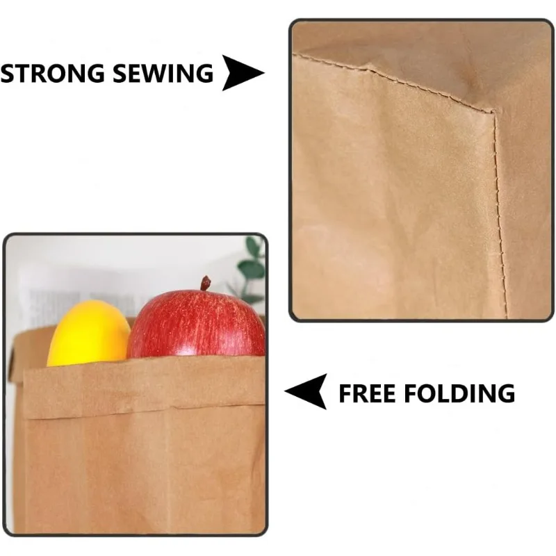 Kraft Paper Bag Washable Paper - Food Storage Plants avaliação e preço