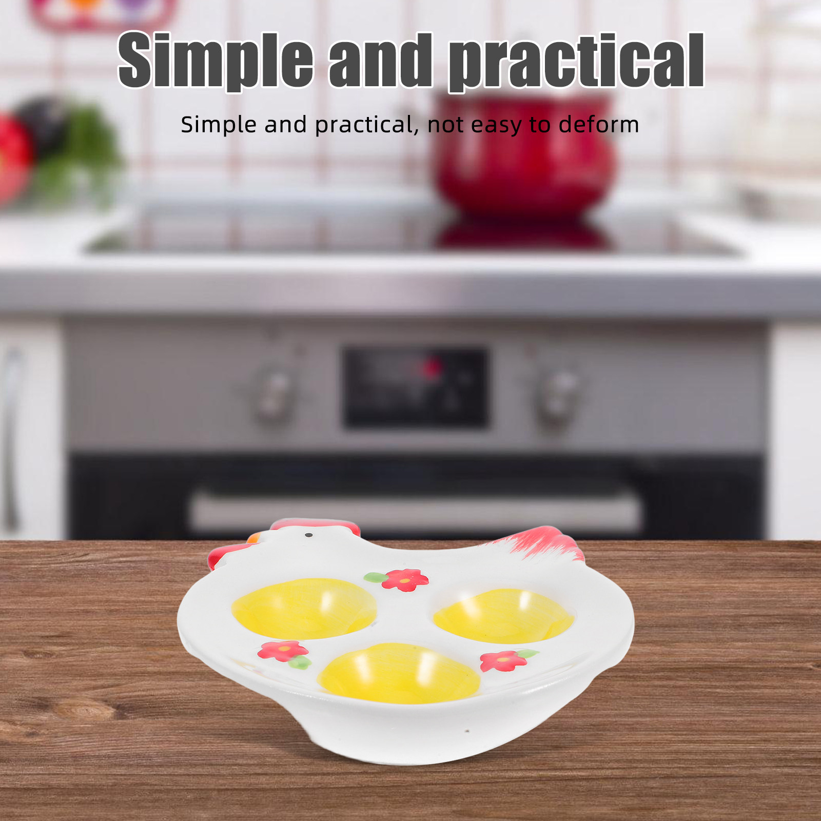 Chicken Shaped Egg Holder Thre - Egg Storage Holder avaliação e preço