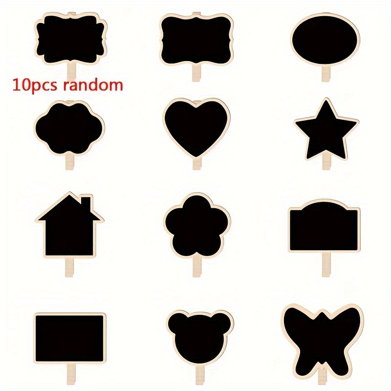 10/20Pcs Mini Chalkboard Clip  - Food Storage Notes avaliação e preço