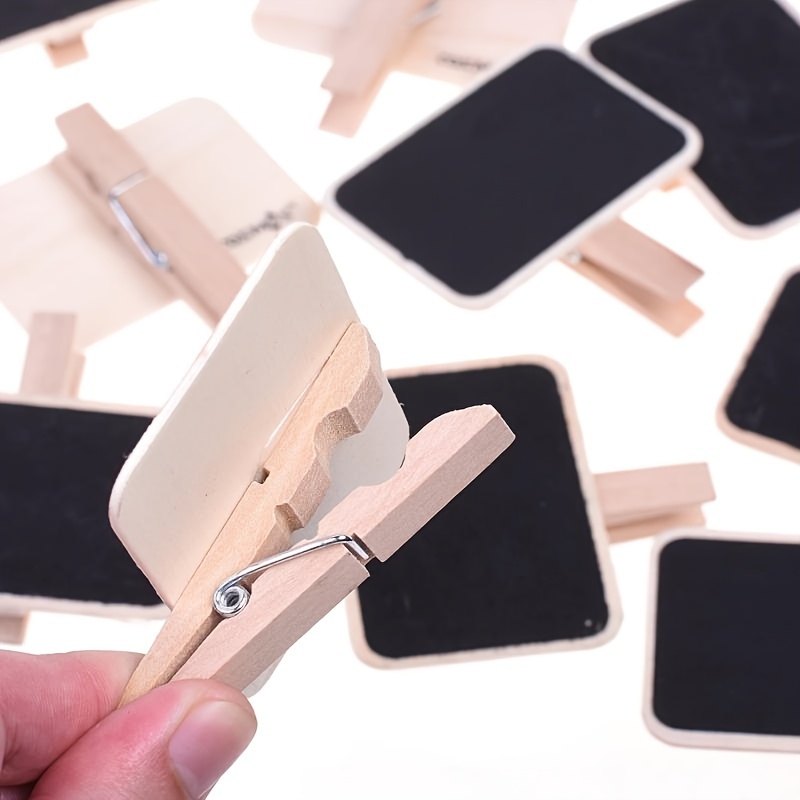 10/20Pcs Mini Chalkboard Clip  - Food Storage Notes avaliação e preço