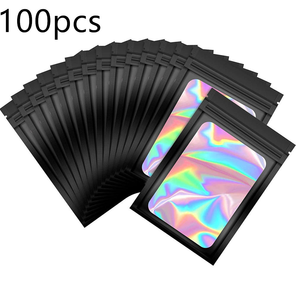 100PCS Laser Thicken Plastic A - Food Storage Roll Bags avaliação e preço