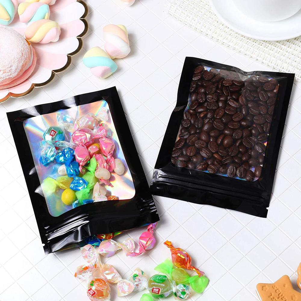100PCS Laser Thicken Plastic A - Food Storage Roll Bags avaliação e preço