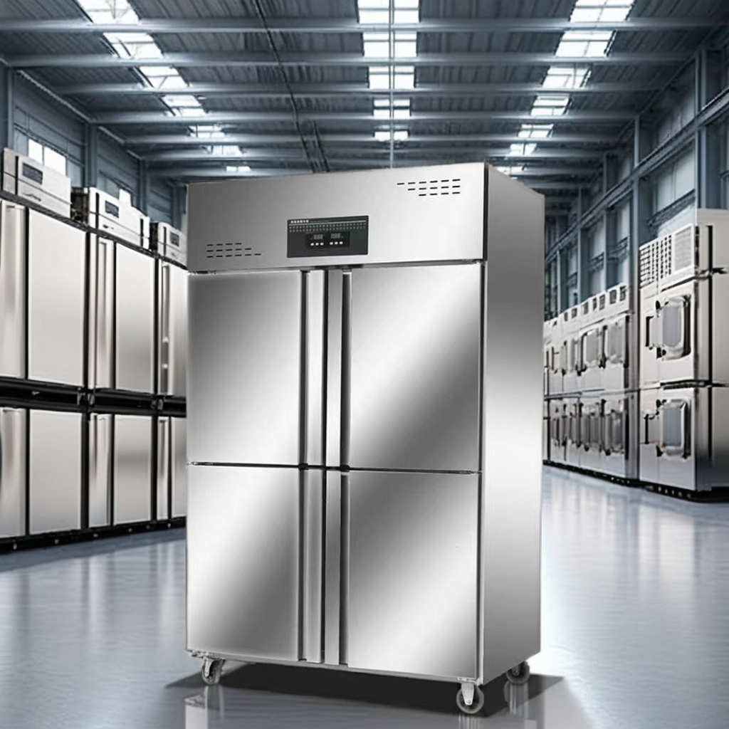 4-Door Commercial Freezer Refr - Food Storage Restaurant avaliação e preço