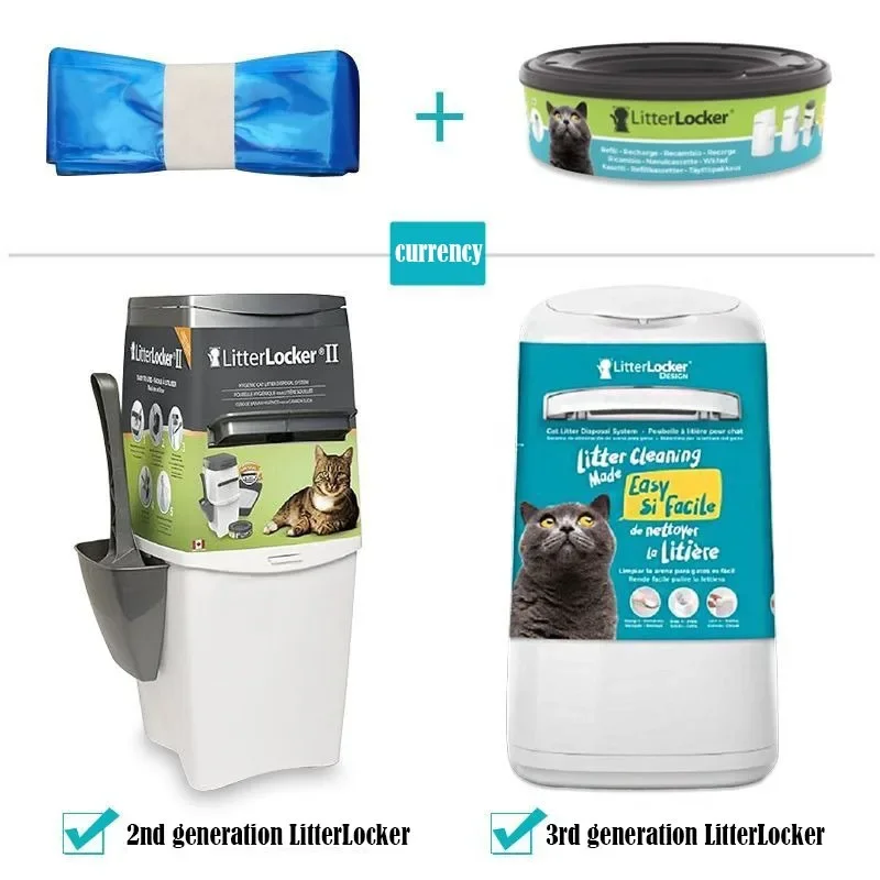 Litter Locker Cat Toilet Stink - Food Storage With Scoop avaliação e preço