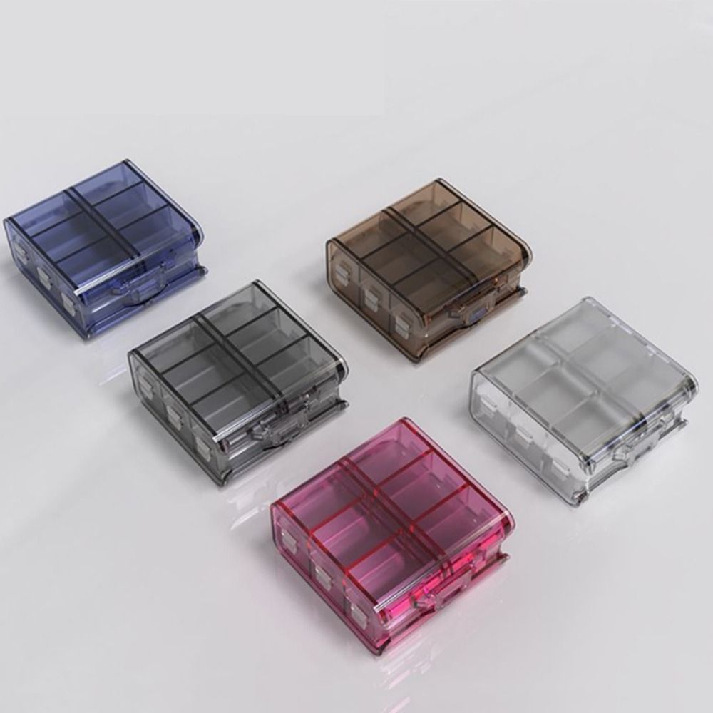 12 Grids Pill Dispenser Box Do - Food Storage Large Plastic Containers avaliação e preço