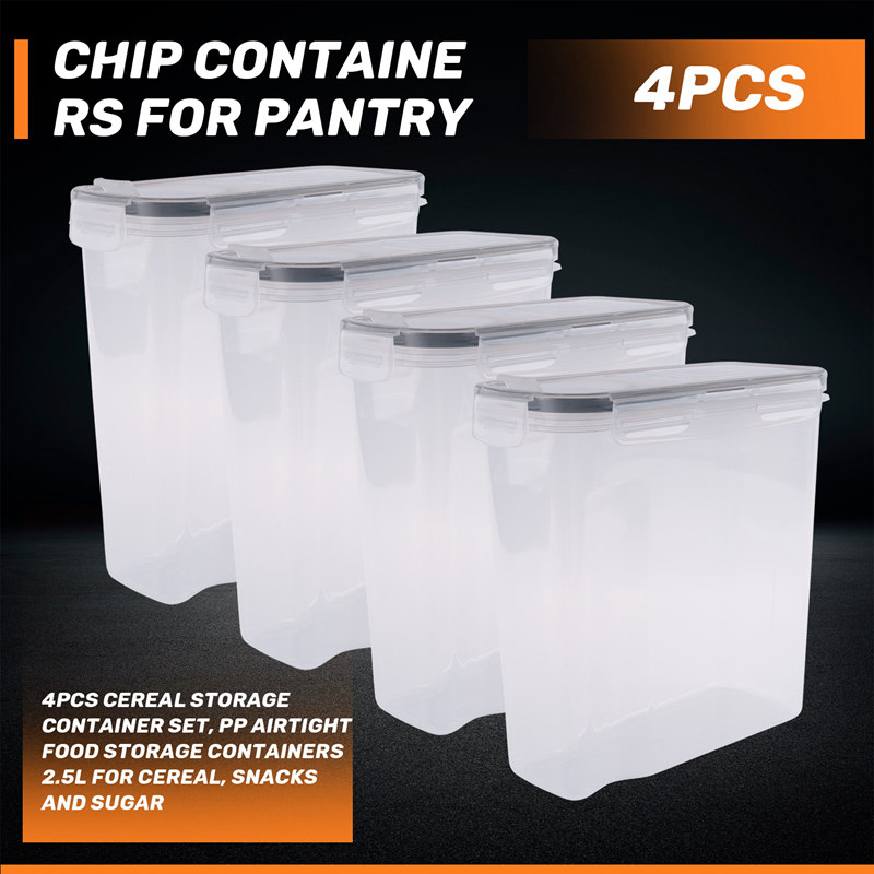 4Pcs Cereal Storage Container  - Food Storage And Container avaliação e preço