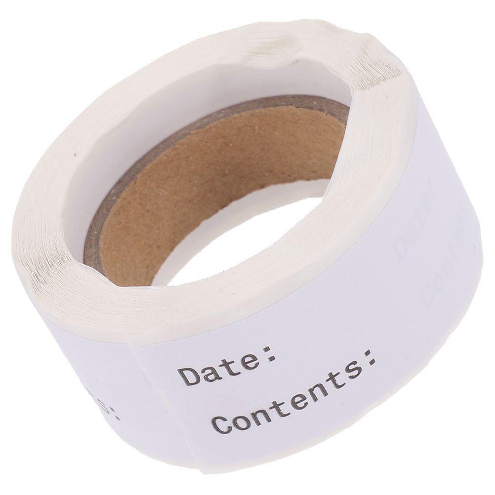 1 Roll Blank Food Labeling Sti - Food Storage Notes avaliação e preço