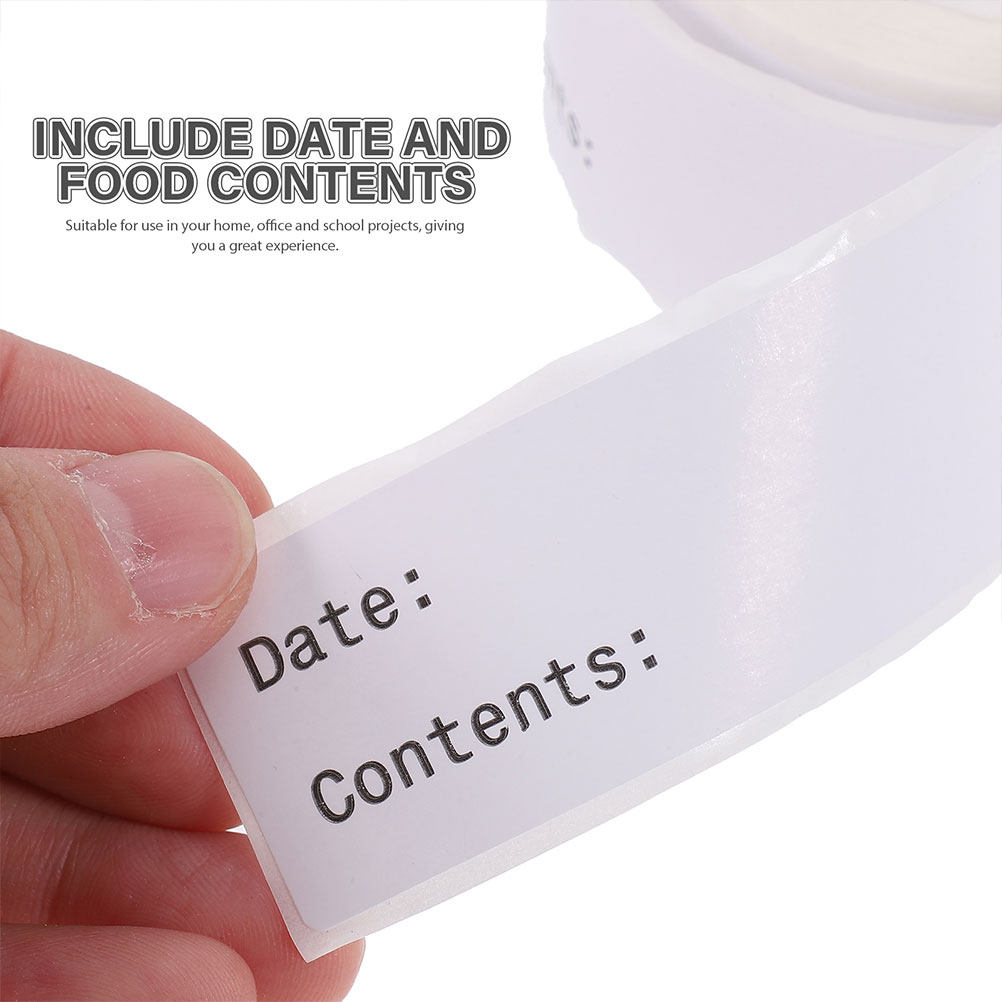 1 Roll Blank Food Labeling Sti - Food Storage Notes avaliação e preço