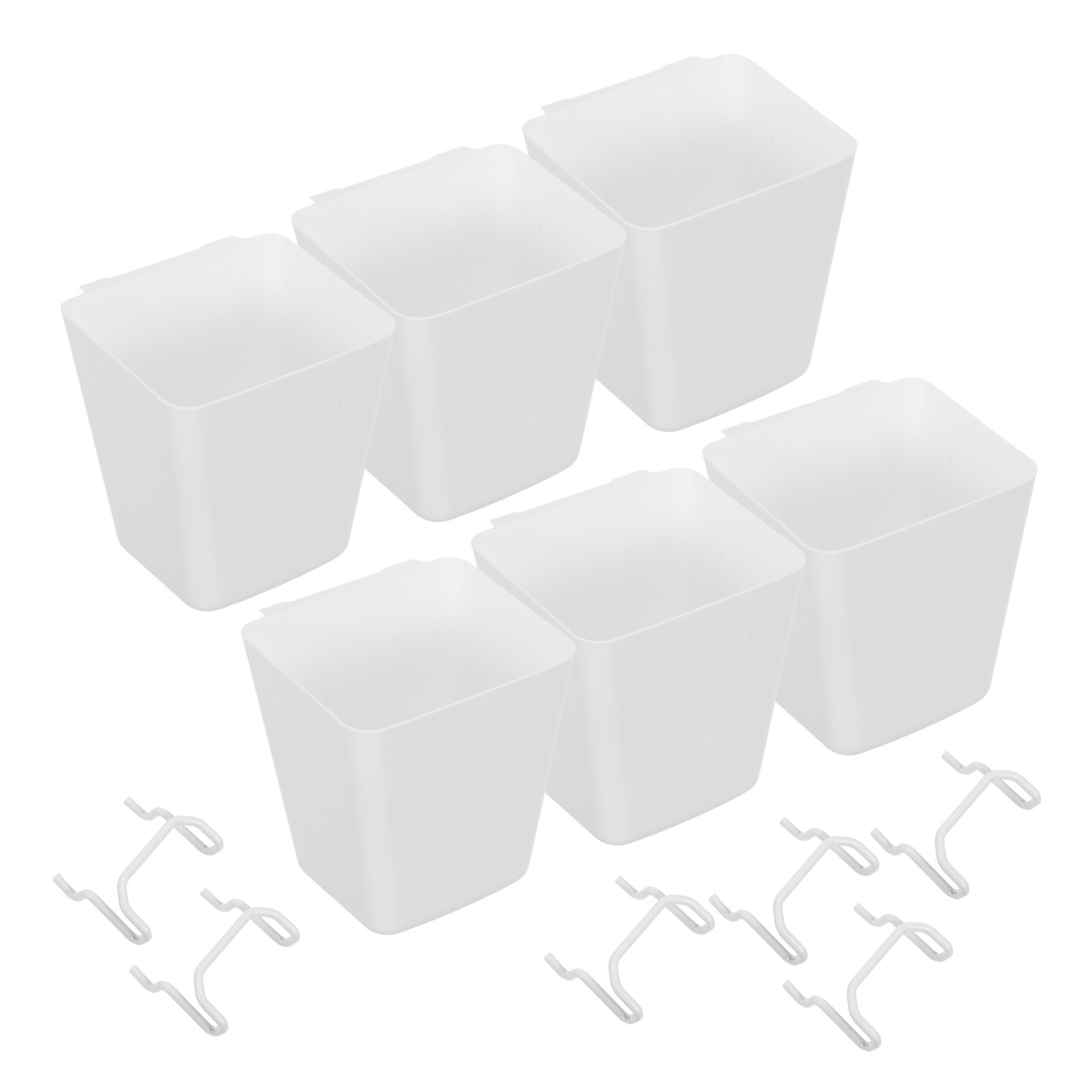 6 Sets Pegboard Organizer Bin  - Food Storage Small avaliação e preço