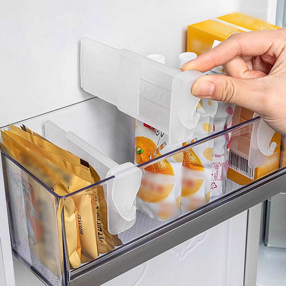 4/8-Pack Transparent Refrigera - Food Storage Organization avaliação e preço