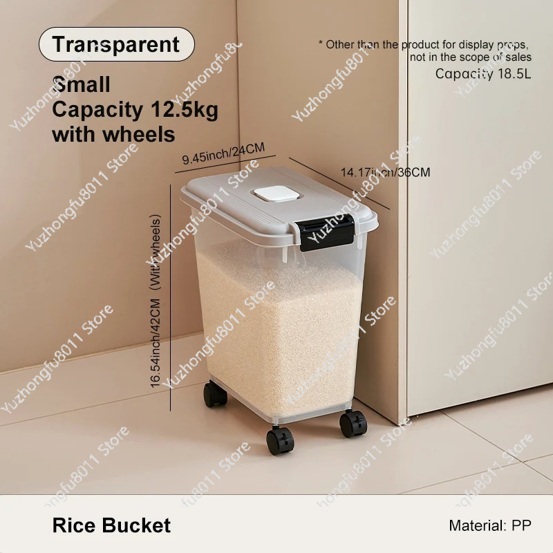 Household Sealed Rice Bucket F - Food Storage In Pantry avaliação e preço