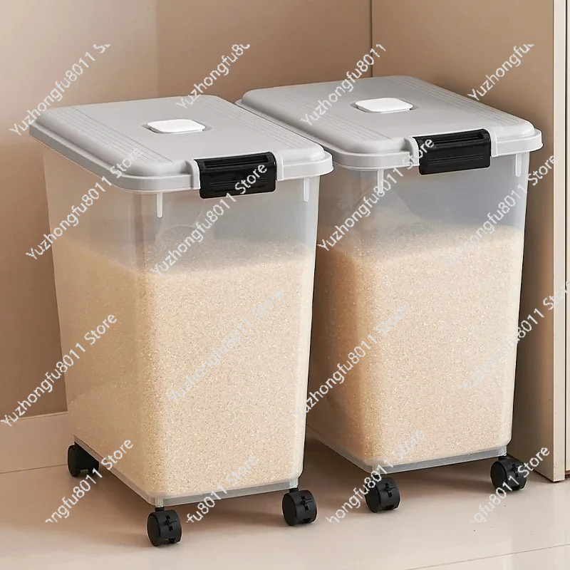 Household Sealed Rice Bucket F - Food Storage In Pantry avaliação e preço