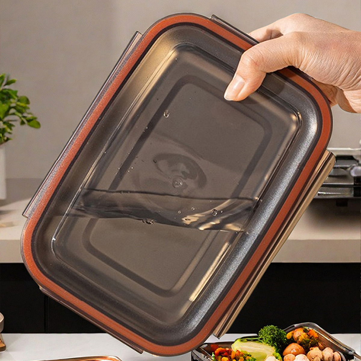 Refrigerator Sealed Preservati - Food Storage Metal Box avaliação e preço