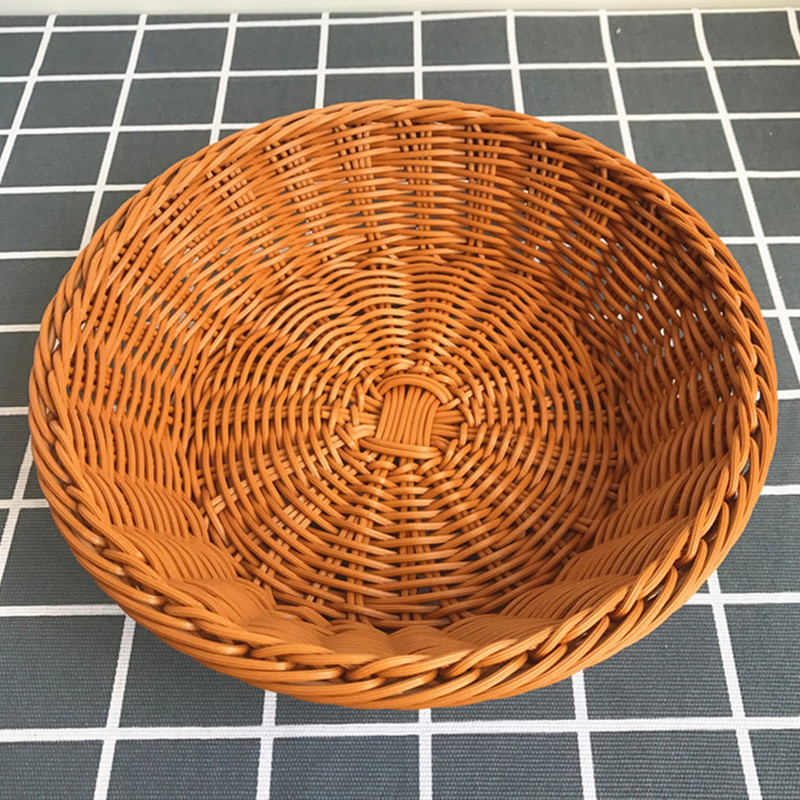 Rattan Wicker Woven Serving Ba - Food Storage Restaurant avaliação e preço