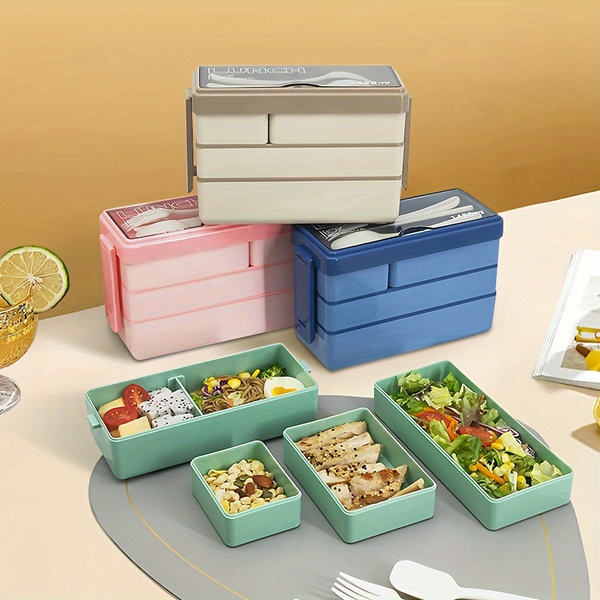 1450ML Bento Lunch Box Large C - Food Storage Large Plastic Containers avaliação e preço