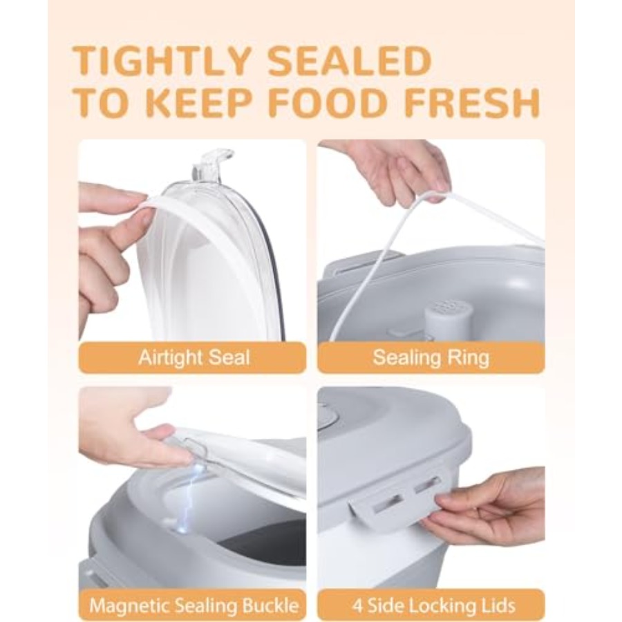 30-35 Lbs Dog Food Storage Con - Food Storage With Scoop avaliação e preço
