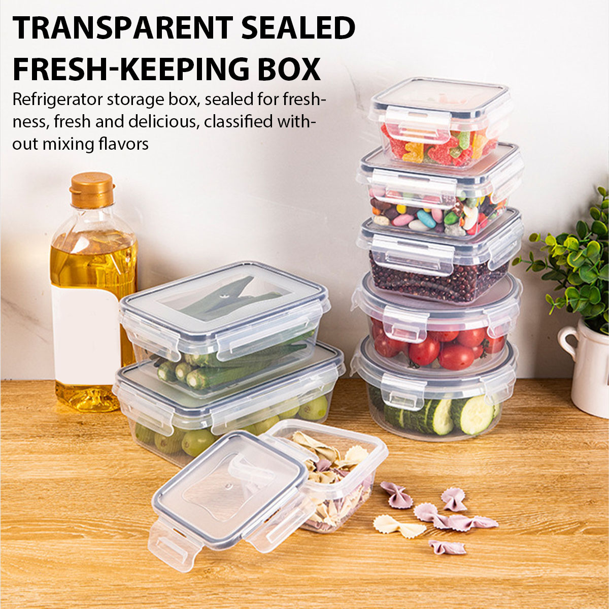 24Pcs/set Food Storage Box Set - Food Storage System avaliação e preço