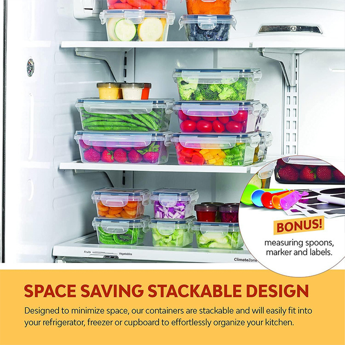 24Pcs/set Food Storage Box Set - Food Storage System avaliação e preço
