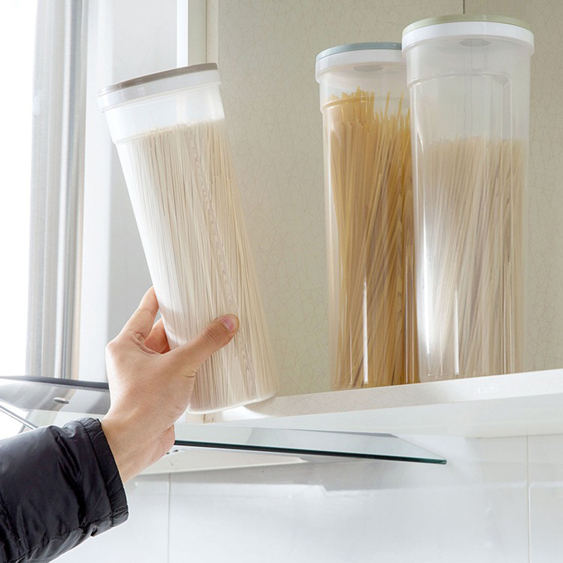 Noodle Storage Jar Easy Access - Food Storage Organization avaliação e preço