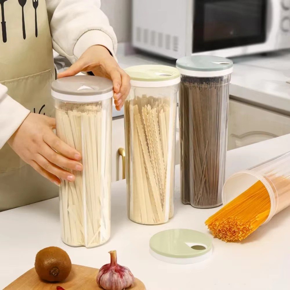 Noodle Storage Jar Easy Access - Food Storage Organization avaliação e preço