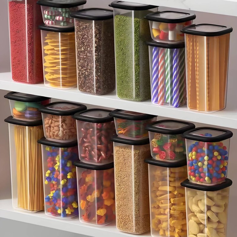 6 Pieces Airtight Food Storage - Food Storage Organization avaliação e preço