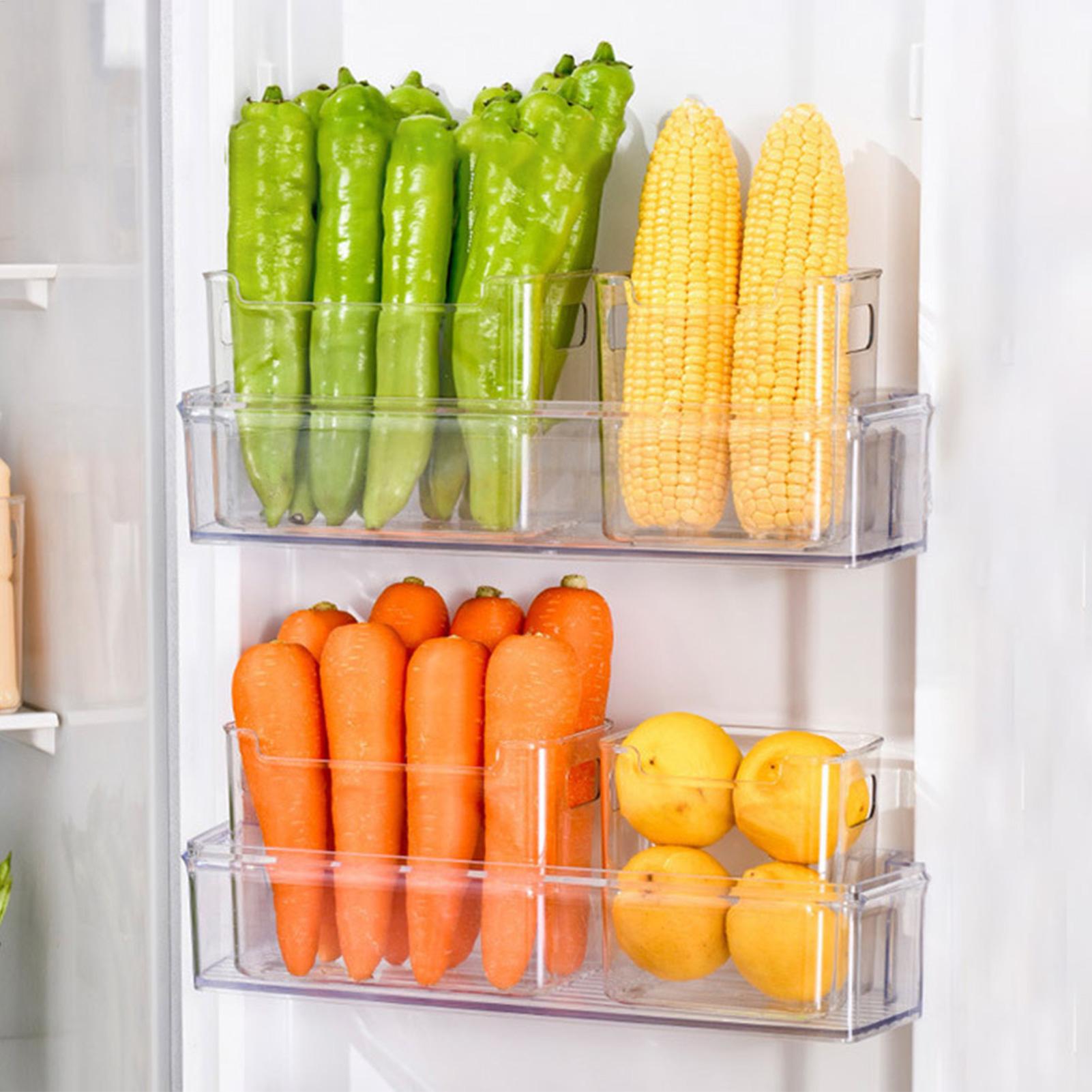 Refrigerator Bins with Handles - Food Storage In Pantry avaliação e preço