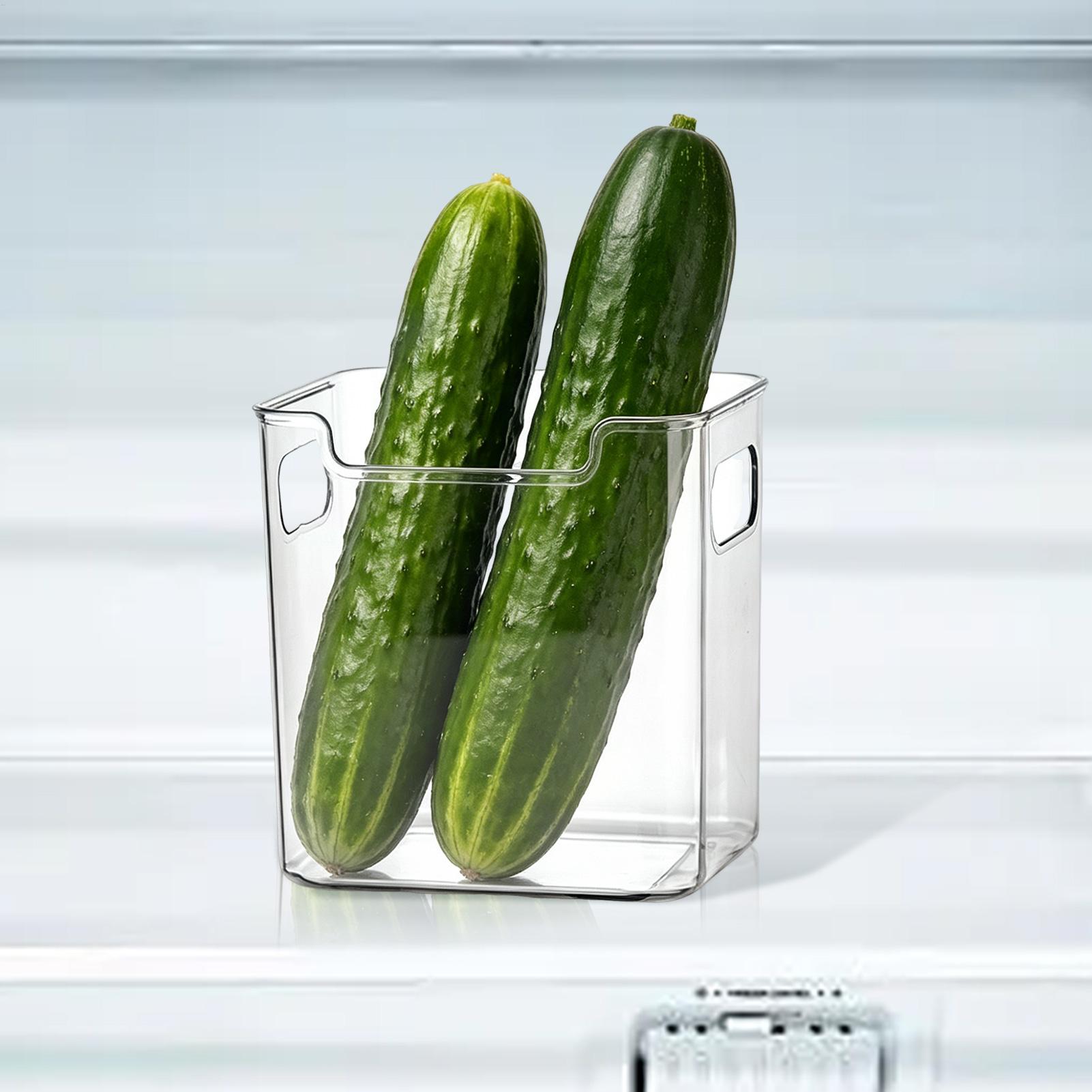 Refrigerator Bins with Handles - Food Storage In Pantry avaliação e preço