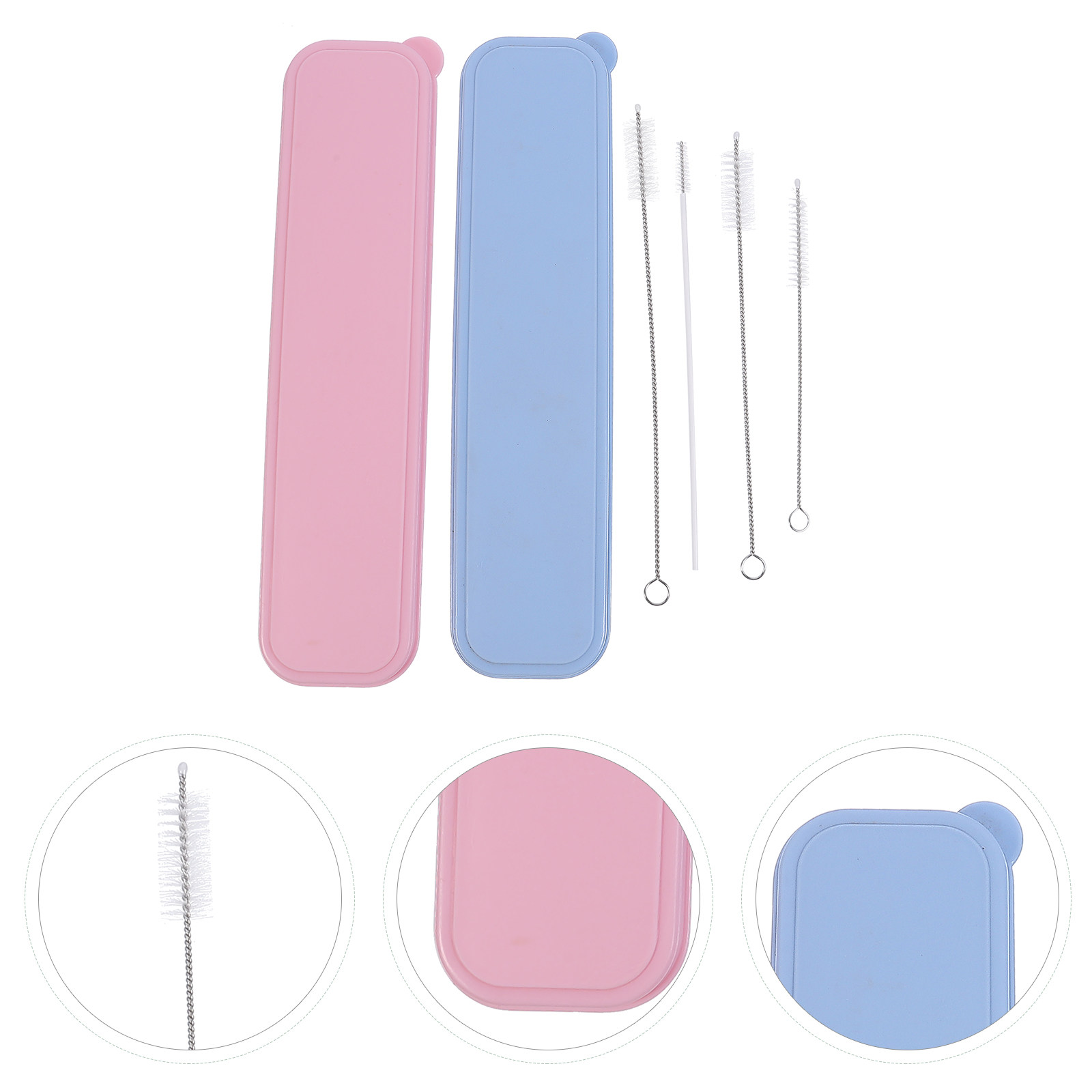 1Set Food Grade Portable Straw - Food Storage Restaurant avaliação e preço