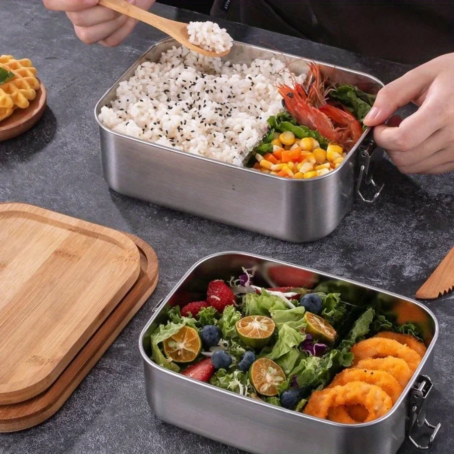 New 304 stainless steel bamboo - Food Storage System avaliação e preço
