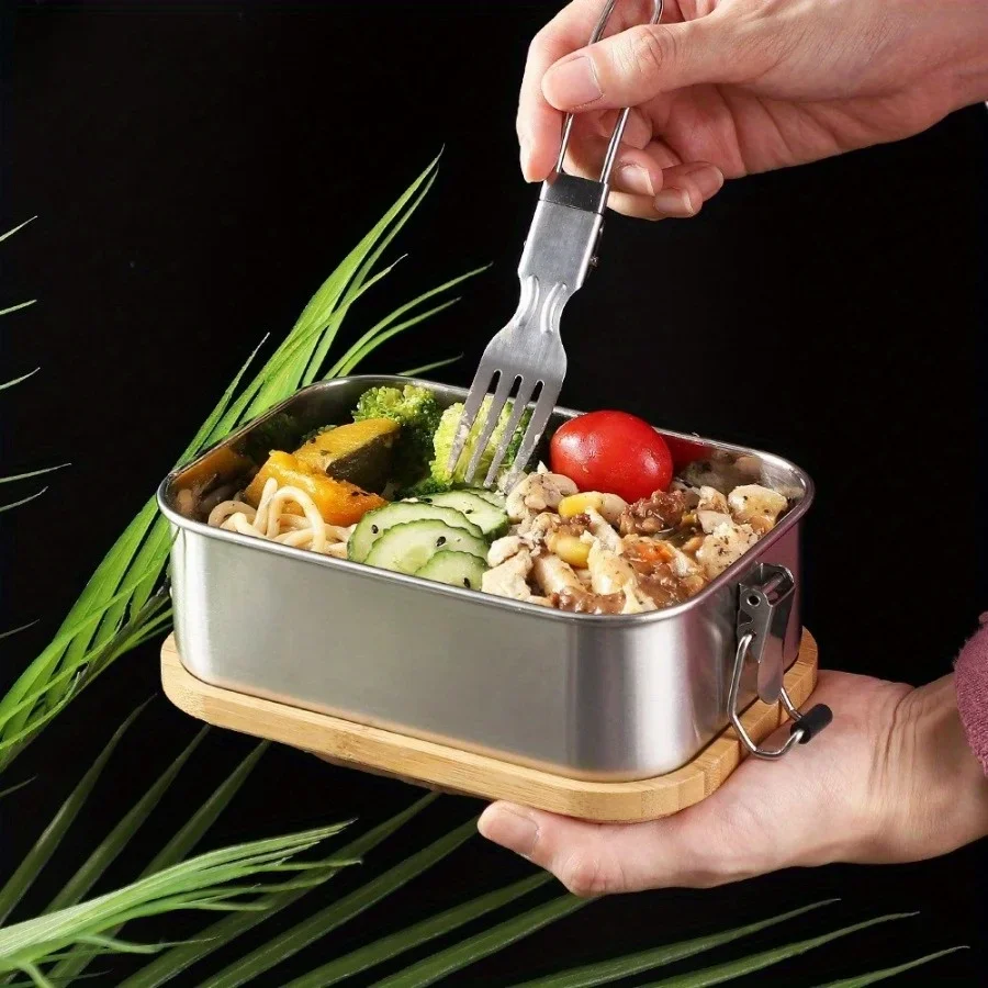 New 304 stainless steel bamboo - Food Storage System avaliação e preço