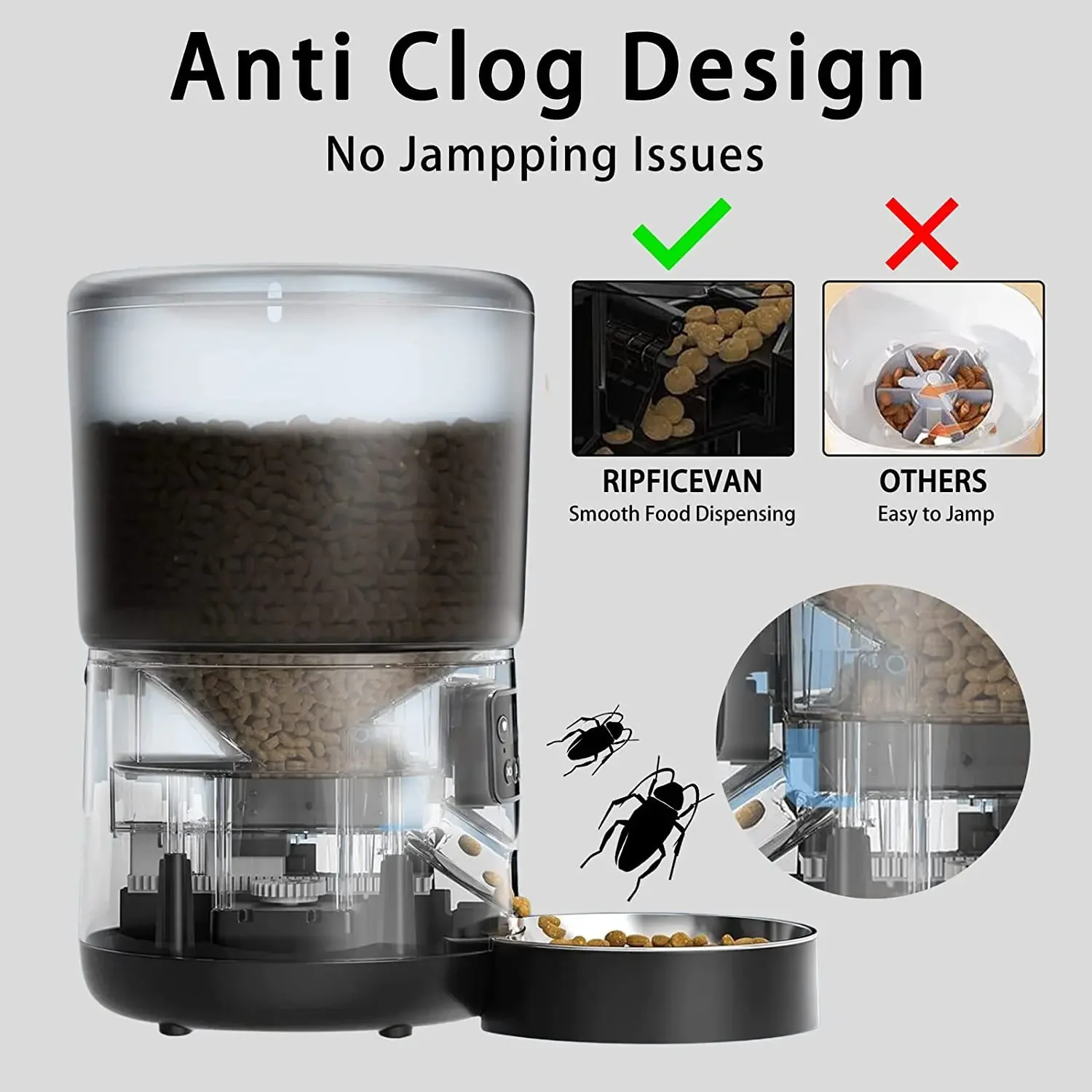 4L Automatic Smart Pet Cat Foo - Food Storage Small avaliação e preço