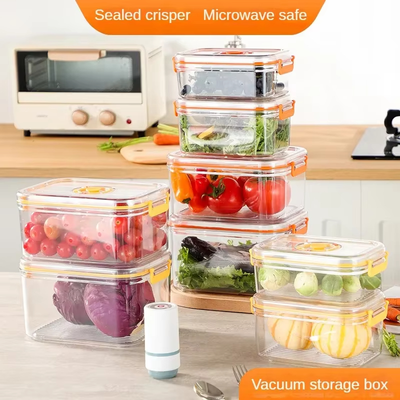 Vacuum Fresh-keeping Box Refri - Food Storage Organization avaliação e preço