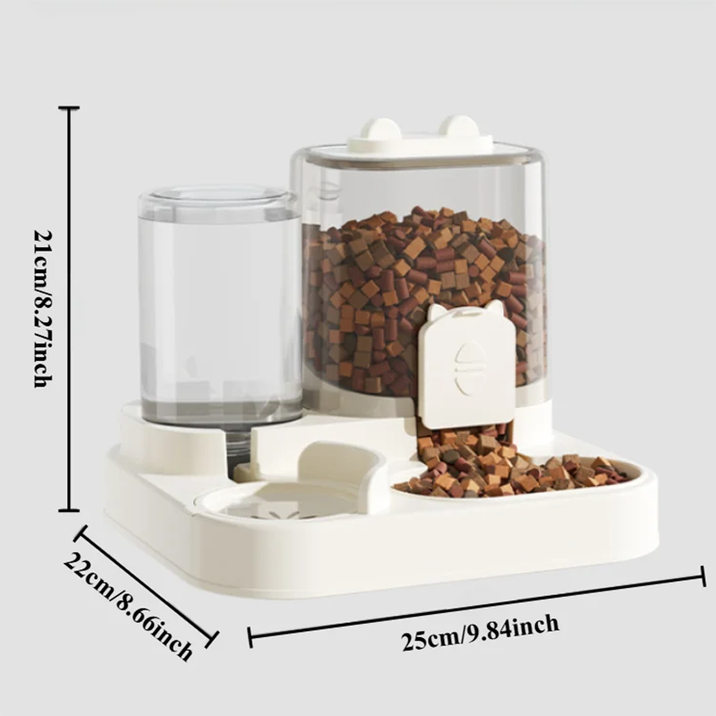 Automatic Feeder Dog Cat Food  - Food Storage Large Plastic Containers avaliação e preço